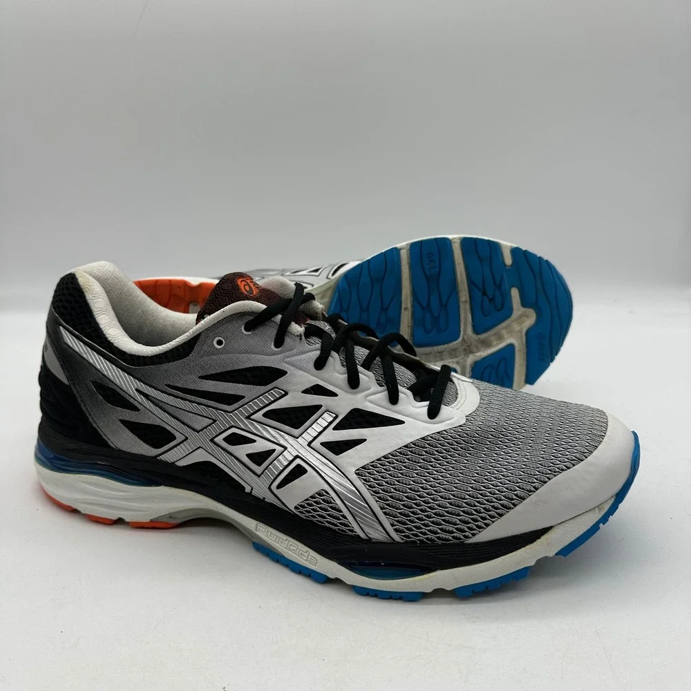 ASICS T6D0N Mens Size 13 4E Silver Gel-Cumulus 18 Extra Wide Running Shoes